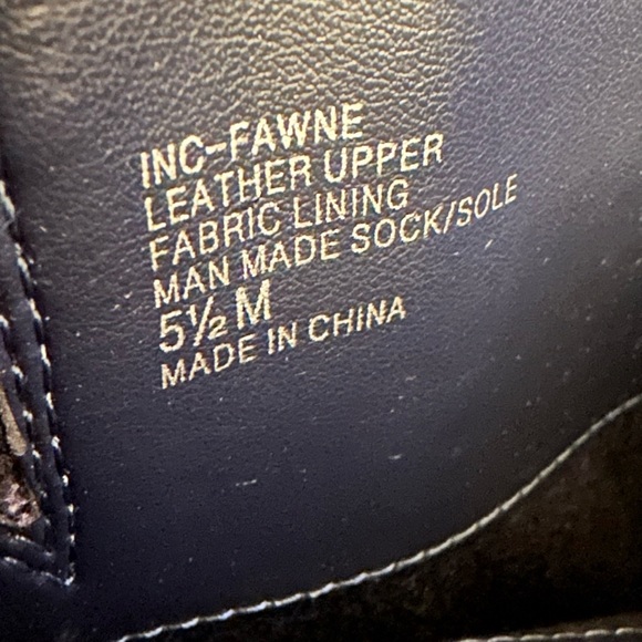 INC International Concepts Women's Fawne Leather Tall Riding Boots Size 5.5 - Picture 11 of 11